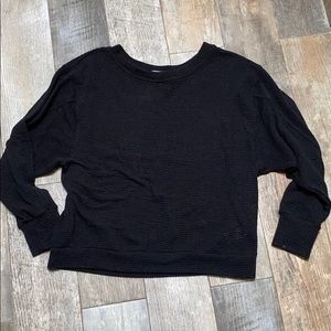 Thermal weave pullover